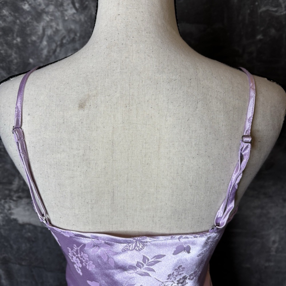 LA Hearts Dress Size Small Lilac Baby Doll Spaghetti Strap Y2K Mini Side Zip - Picture 8 of 16